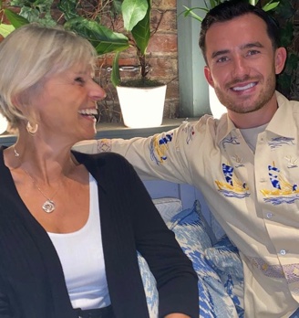 Wayne Chilwell's wife, Sally Chilwell, and son, Ben Chilwell.